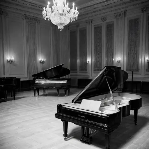 El piano del salón de Casa Olivo